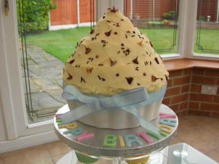 Giant cupcake