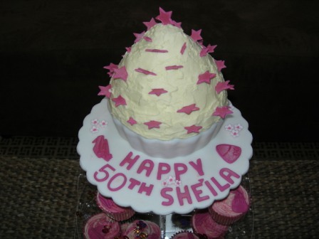 50th birthday cupcake