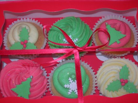 Xmas cupcakes