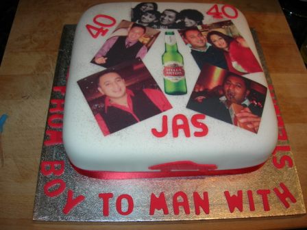 40th birthday cake