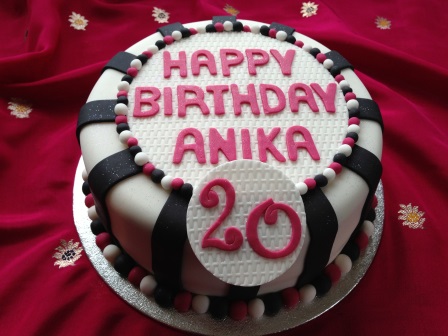 20th birthday cake
