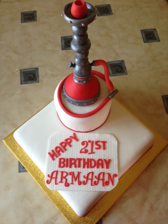Sheesha pipe cake