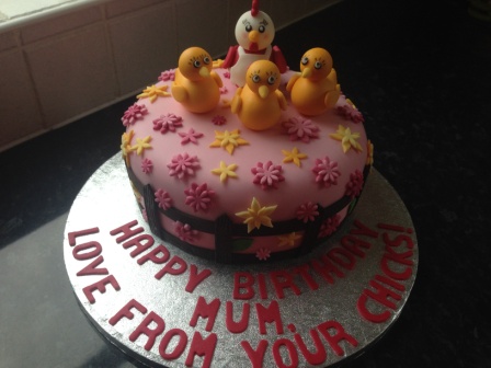 Mother Hen & her chicks