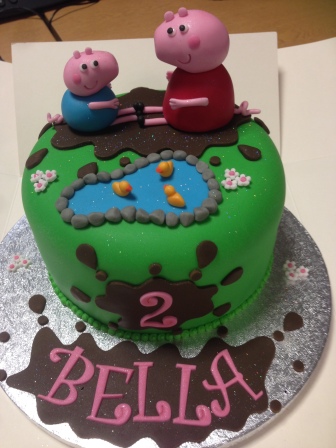 Peppa Pig cake for Bella