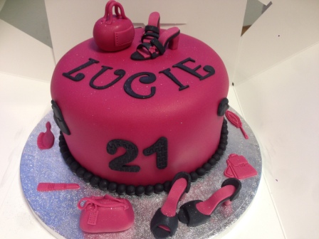 Shoes & handbags 21st birthday cake